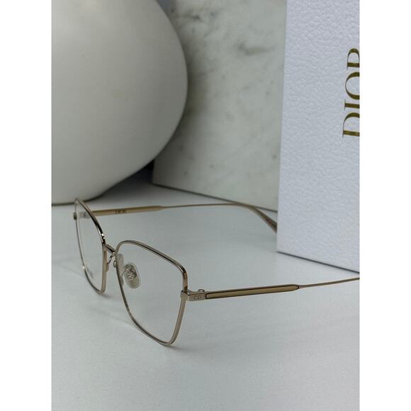 NEW Dior GemDiorO B2U Eyeglasses Frames in Rose Gold - Picture 3 of 6